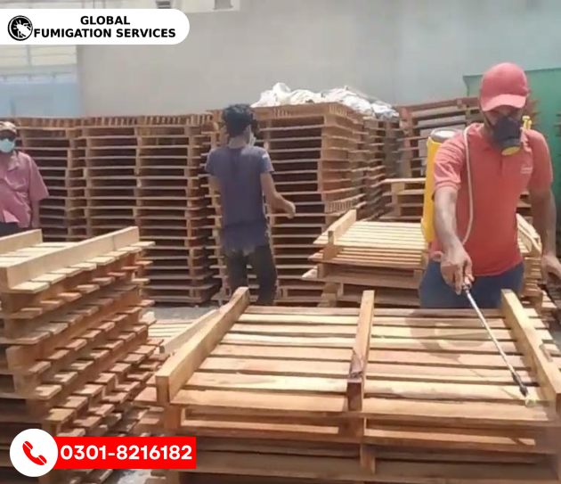 WOODEN PALLETS FUMIGATION